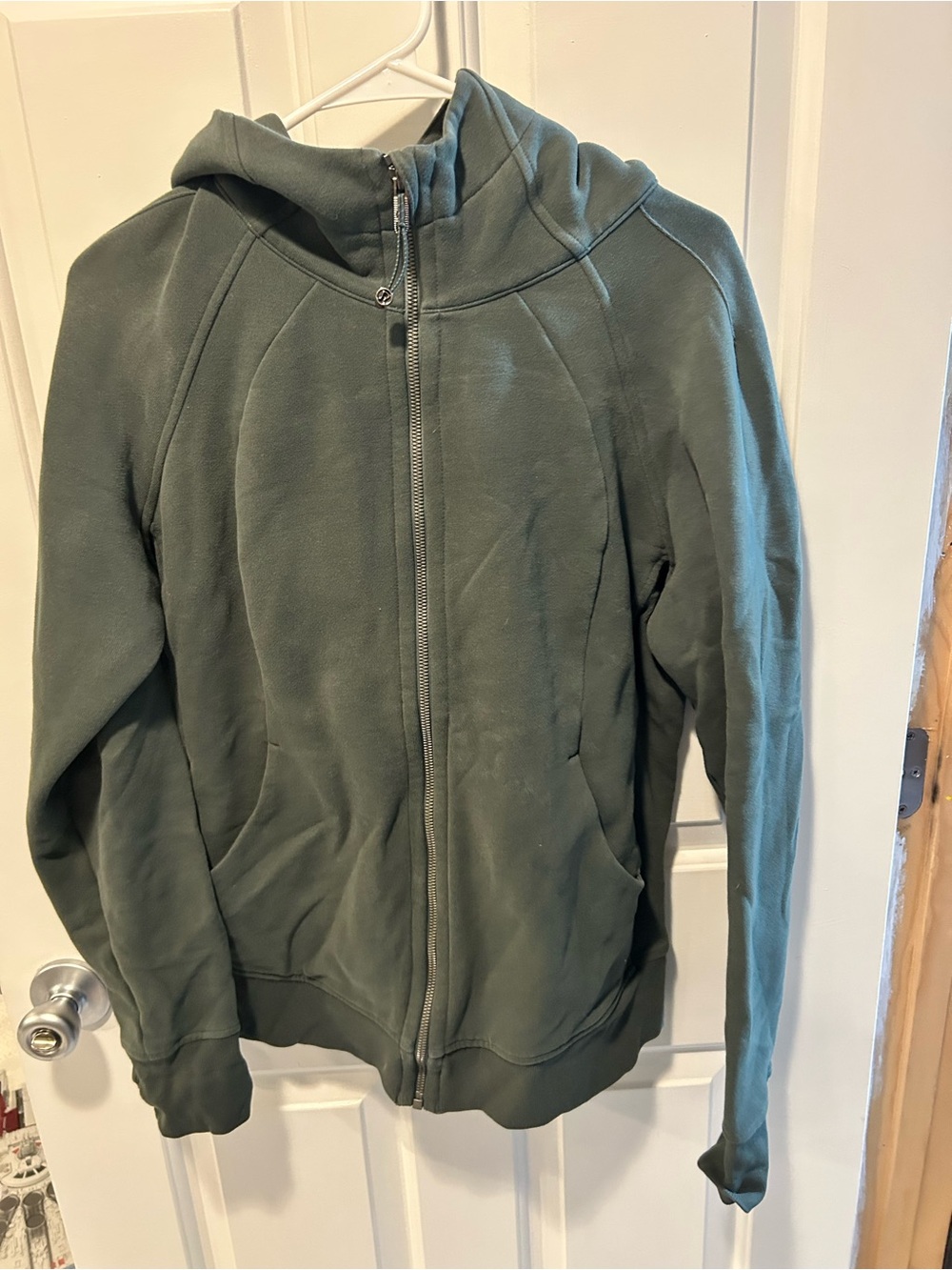 Lululemon Scuba Full-Zip Hoodie Jacket - Olive Green -12